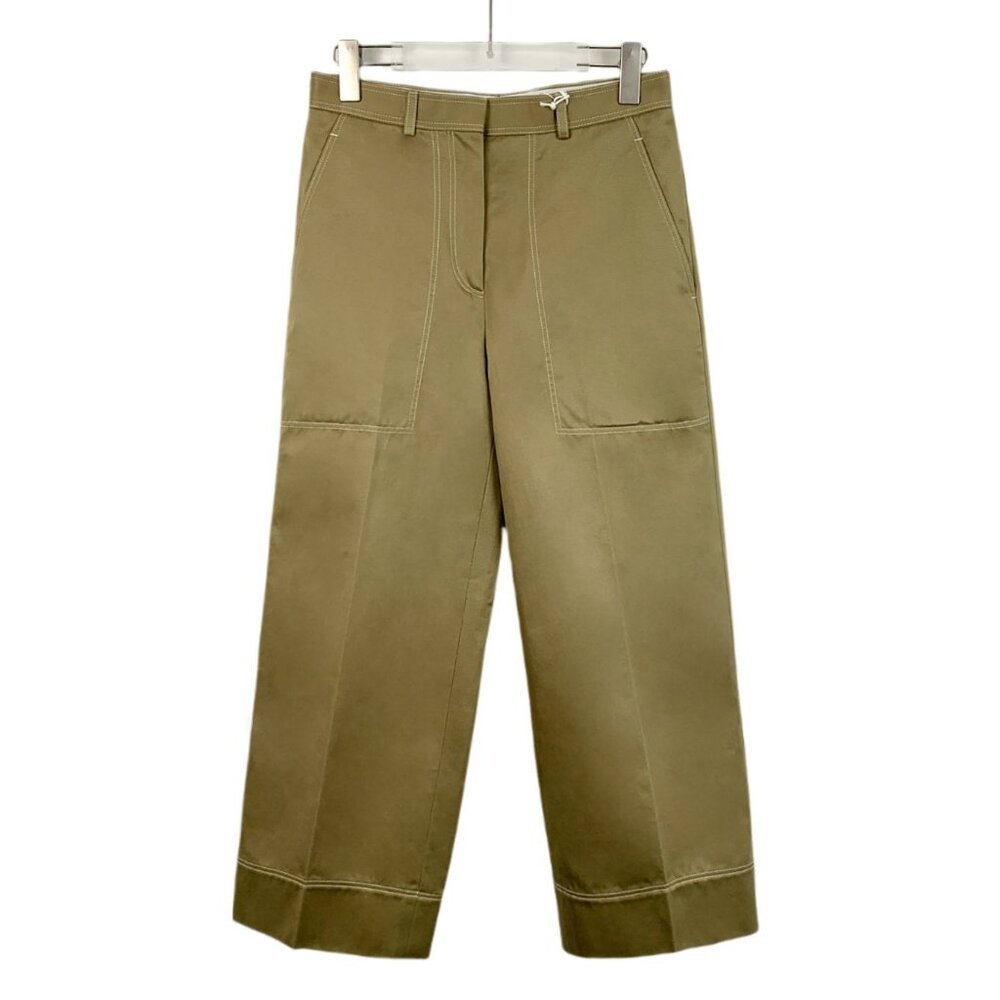 Thom Browne Camel Sack Trousers With Topstitching Fit 2 Size 38 100% Cotton Twil
